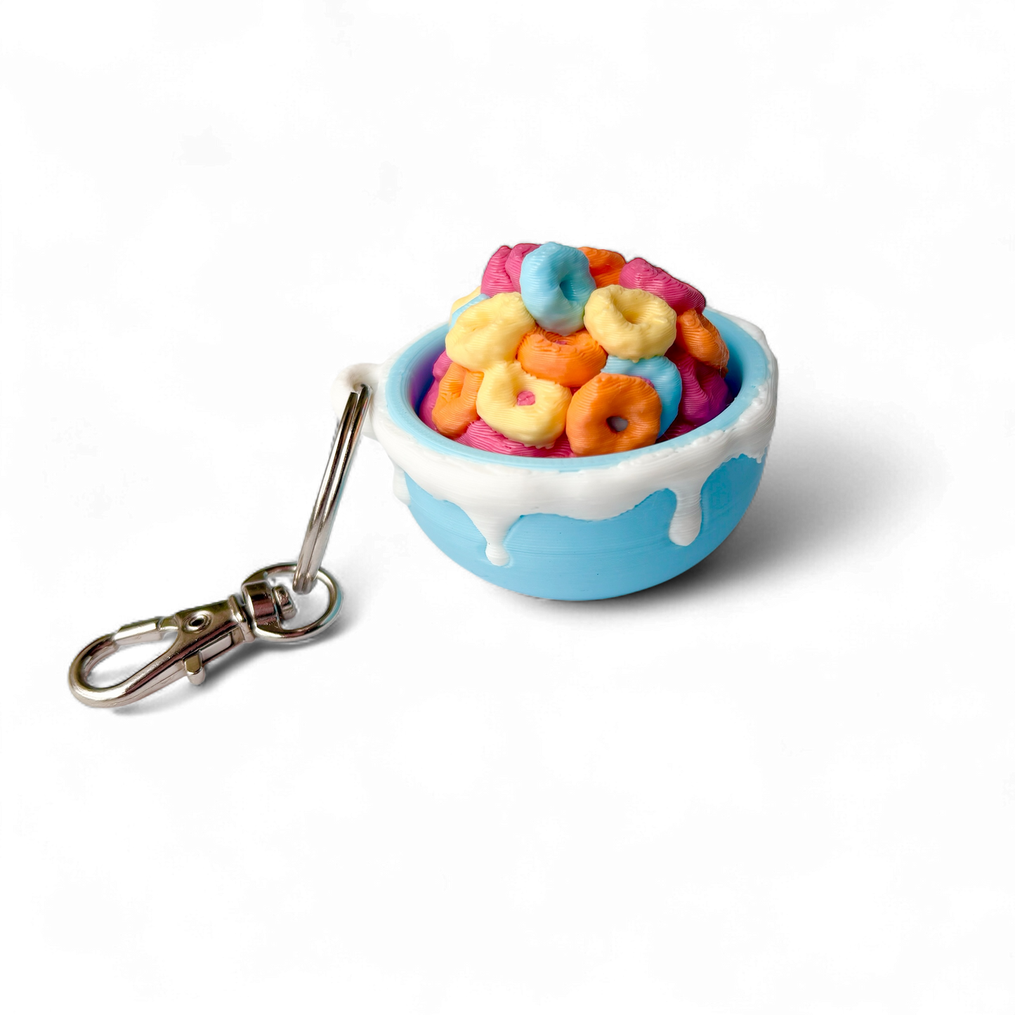 Fruit Loops Cereal Clicky Fidget Keychain