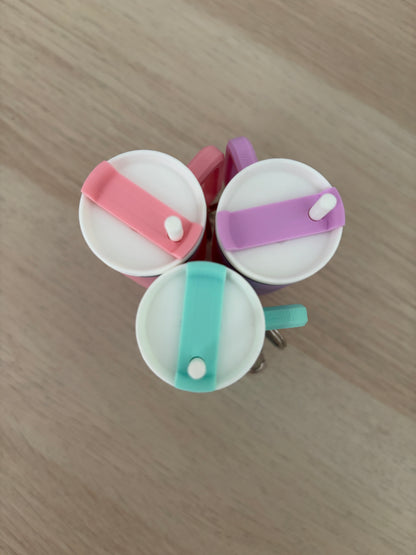 Mini tumbler keychain - Set of Three Colors