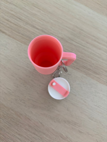 Mini tumbler keychain Pink