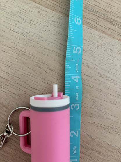 Mini tumbler keychain Pink