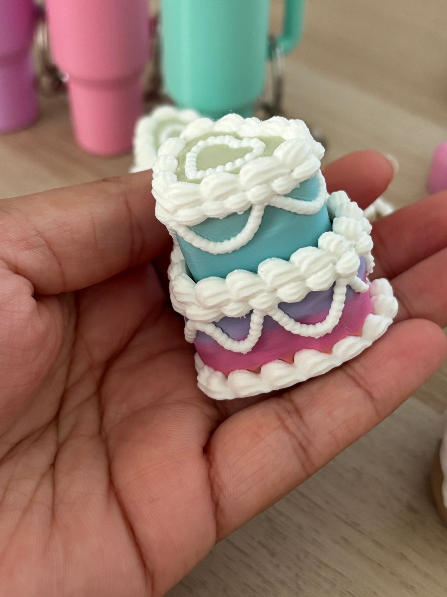 Vintage Heart Cake Clicky Fidget