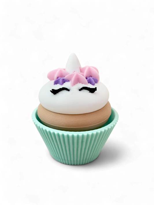 Unicorn Cupcake Clicky Fidget