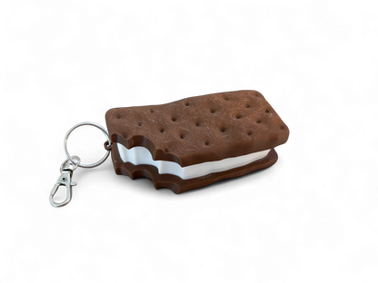 Ice Cream Sandwich Clicky Fidget Keychain