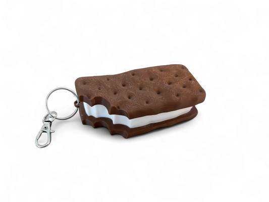 Ice Cream Sandwich Clicky Fidget Keychain