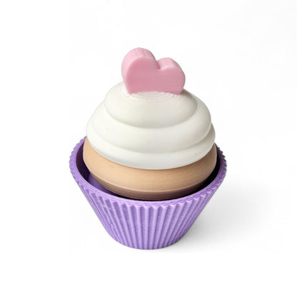 Heart Cupcake Clicky Fidget