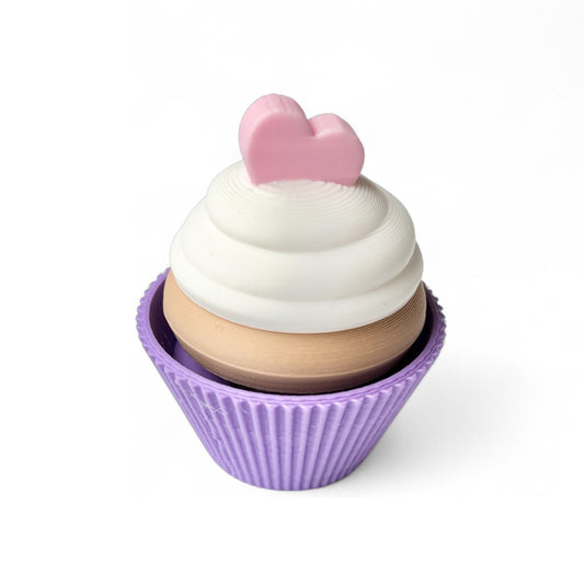 Heart Cupcake Clicky Fidget