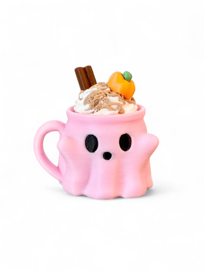 Cozy Ghost Fall Mug Clicky Fidget