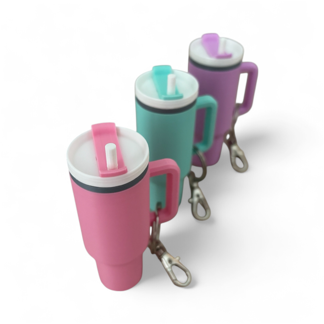 Mini tumbler keychain - Set of Three Colors