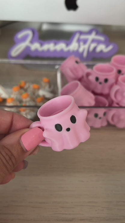 Cozy Ghost Fall Mug Clicky Fidget